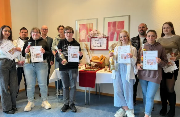 Lothar Ebbers besucht die Projektwoche der Auszubildenden im Bäckerhandwerk